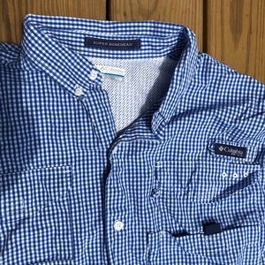 Columbia Super Bonehead PFG Gingham Long Sleeve